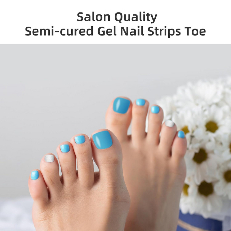 Dukasou Semi Cured Gel Pedicure Strips-